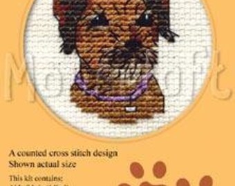 Mouseloft Tiddlers Cross Stitch Kit ~ renard ~ 5.5 cm x 5.5 cm ~ nouveau