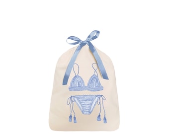 Lingerie Bag/ Travel Bag for Women/ Packing Cube/ Underwear Bag/ Lingerie Gift Bag/ Cotton Garment/ Underwear Organize/ Lingerie Travel Bag
