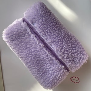 Make Up Bag/ Terry Quilted Fabric Cosmetic Bag/ Toiletry Travel Pouch/ Travel Bag/ Puffy Makeup Bag/ Handmade/ Multifunction Zipper Bag