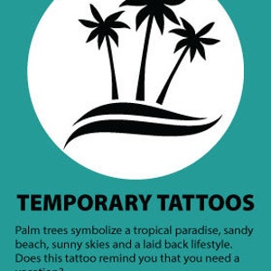 BEACH TATTOO (5) temporary tattoo designs