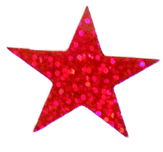 Glitter Stars, Glitter Stickers, Vinyl Star Stickers, Glitter