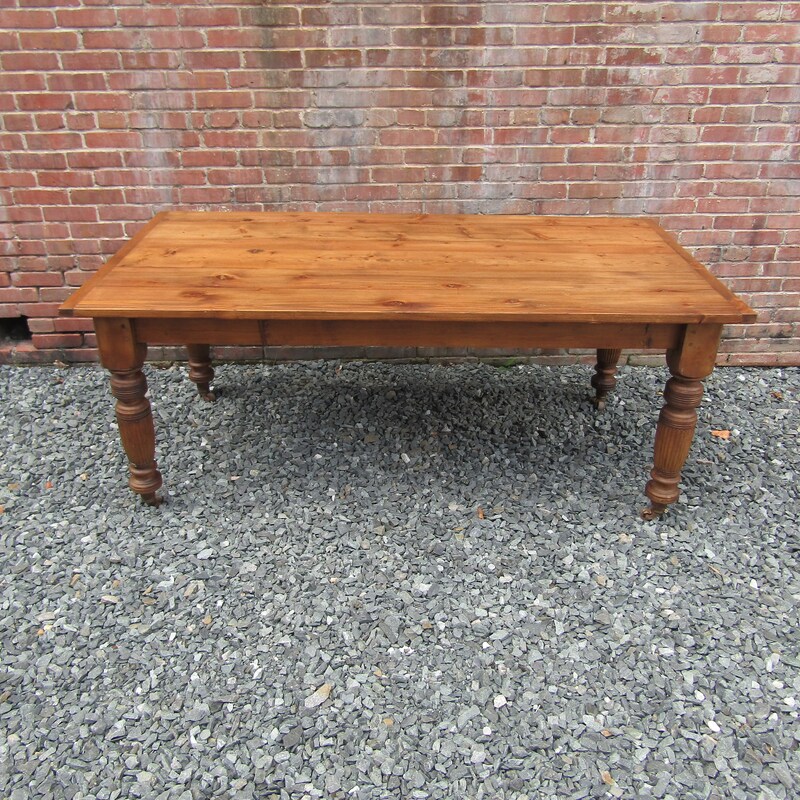 Antique Pine Dining Table - Etsy