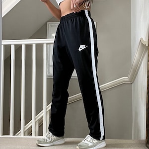 Nike Black Track-pants Sweatpants Activewear Softshell Regular Fit Size  Medium Unisex - Etsy