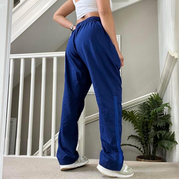 00s Nike Loose Fit Nylon Windbreaker Track Pants Tracksuit Bottom 