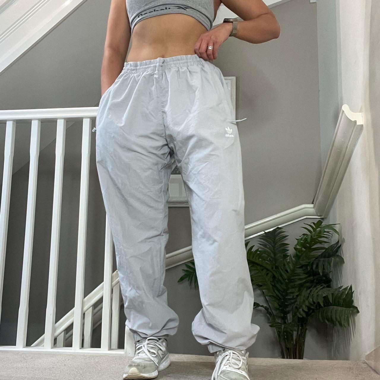 Y2K Adidas Originals Baggy Fit Windbreaker Trouser Track