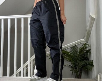 Y2K Retro Vibe Nike Baggy Fit Windbreaker Nylon Trouser
