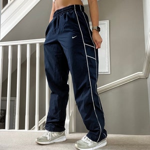 Nike lined sales track pants