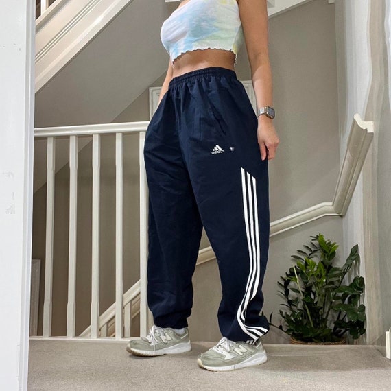 Adidas Oversized Fit Straight Wide Leg Mesh lined… - image 1