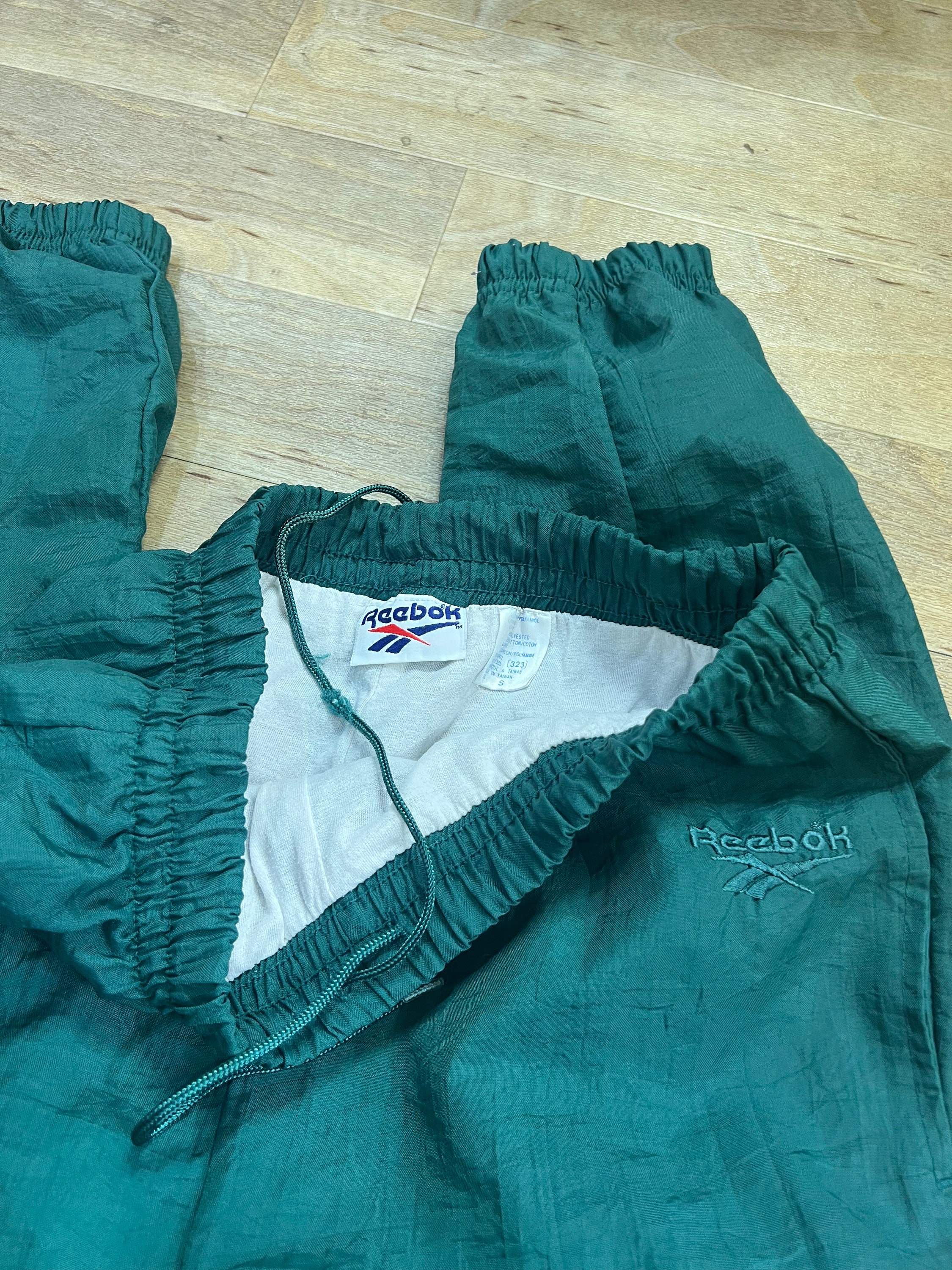 Vintage Reebok Cuffed Track Pants - Men's Medium