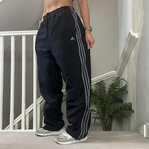 00's Adidas Oversized Fit Straight Wide Leg Track-pants