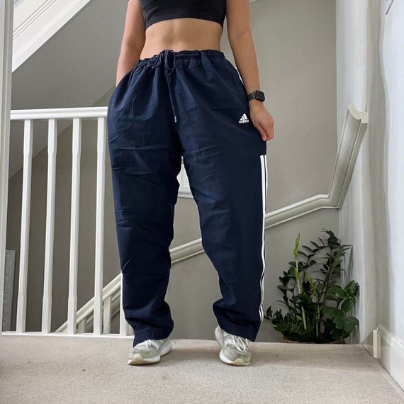 Adidas Cotton lined Low-waist Tracksuit Bottom Si… - image 2