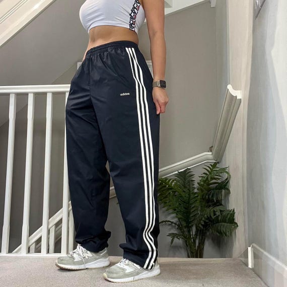 00's Adidas Oversized Fit Straight Wide Leg Track-pants