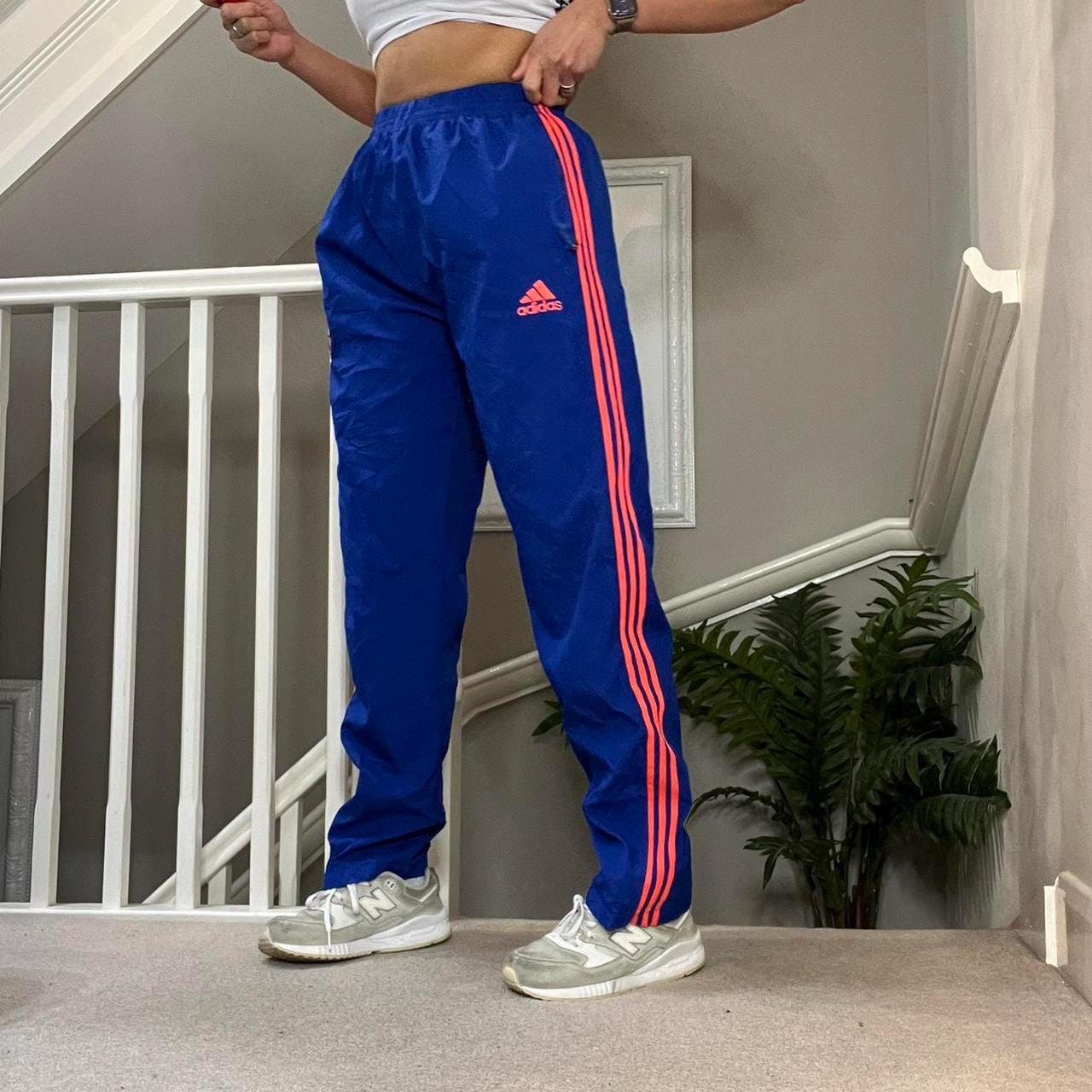 Retro Vibe Adidas Regular Fit Straight Leg Tracksuit Bottom