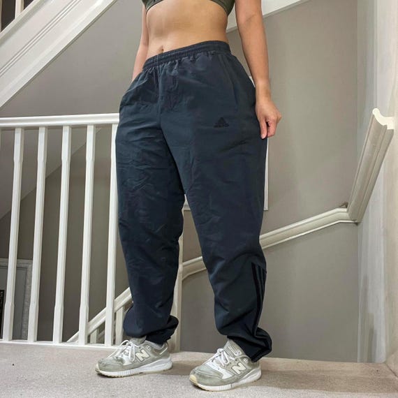 00s adidas nylon もちあるい tech track pants y2k L