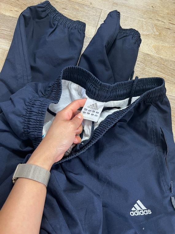 Adidas Baggy Fit Tapered Leg Cotton Lined Track Pants Size XL - Etsy