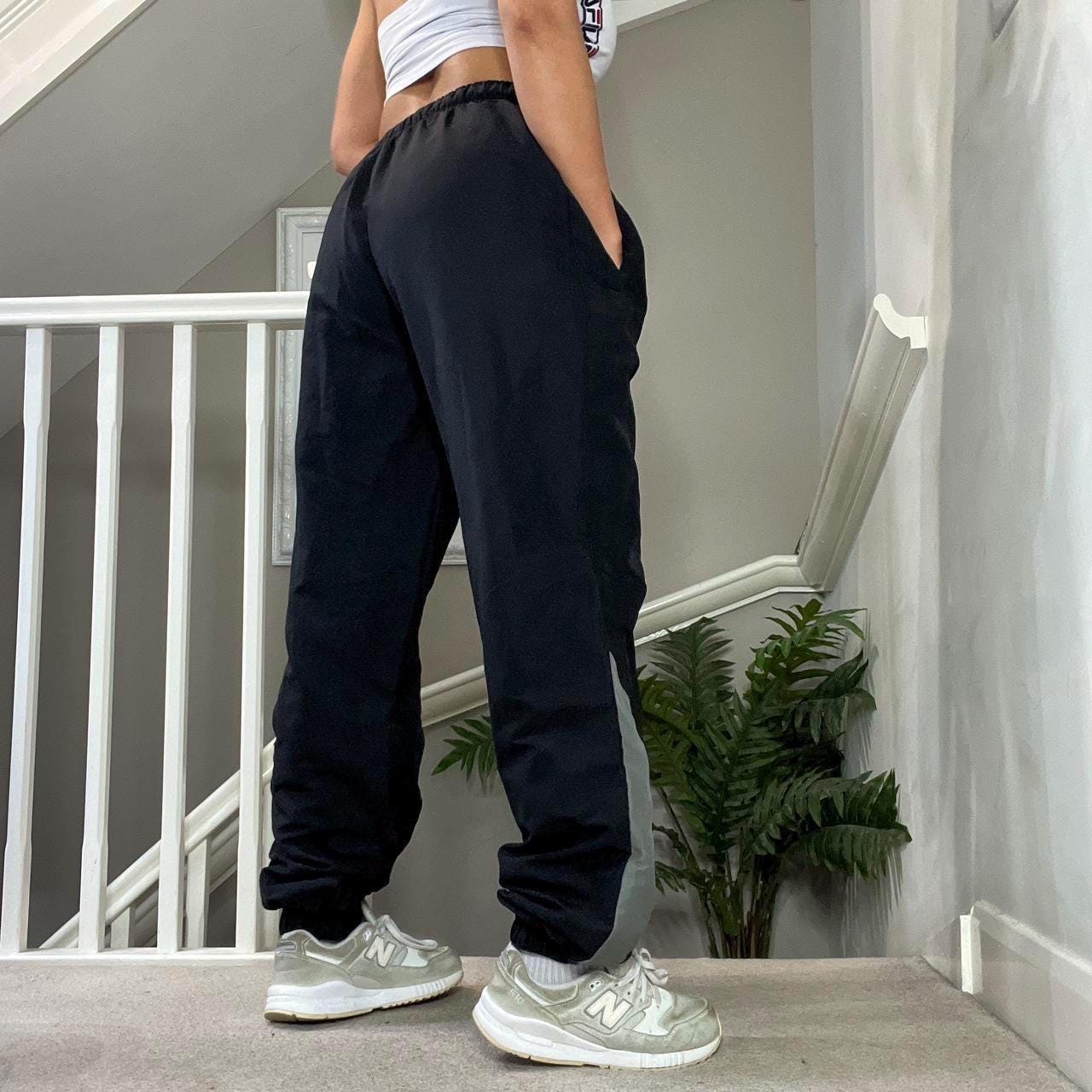 Y2K Puma Baggy Fit Cuff Leg Windbreaker Trouser Track Pants
