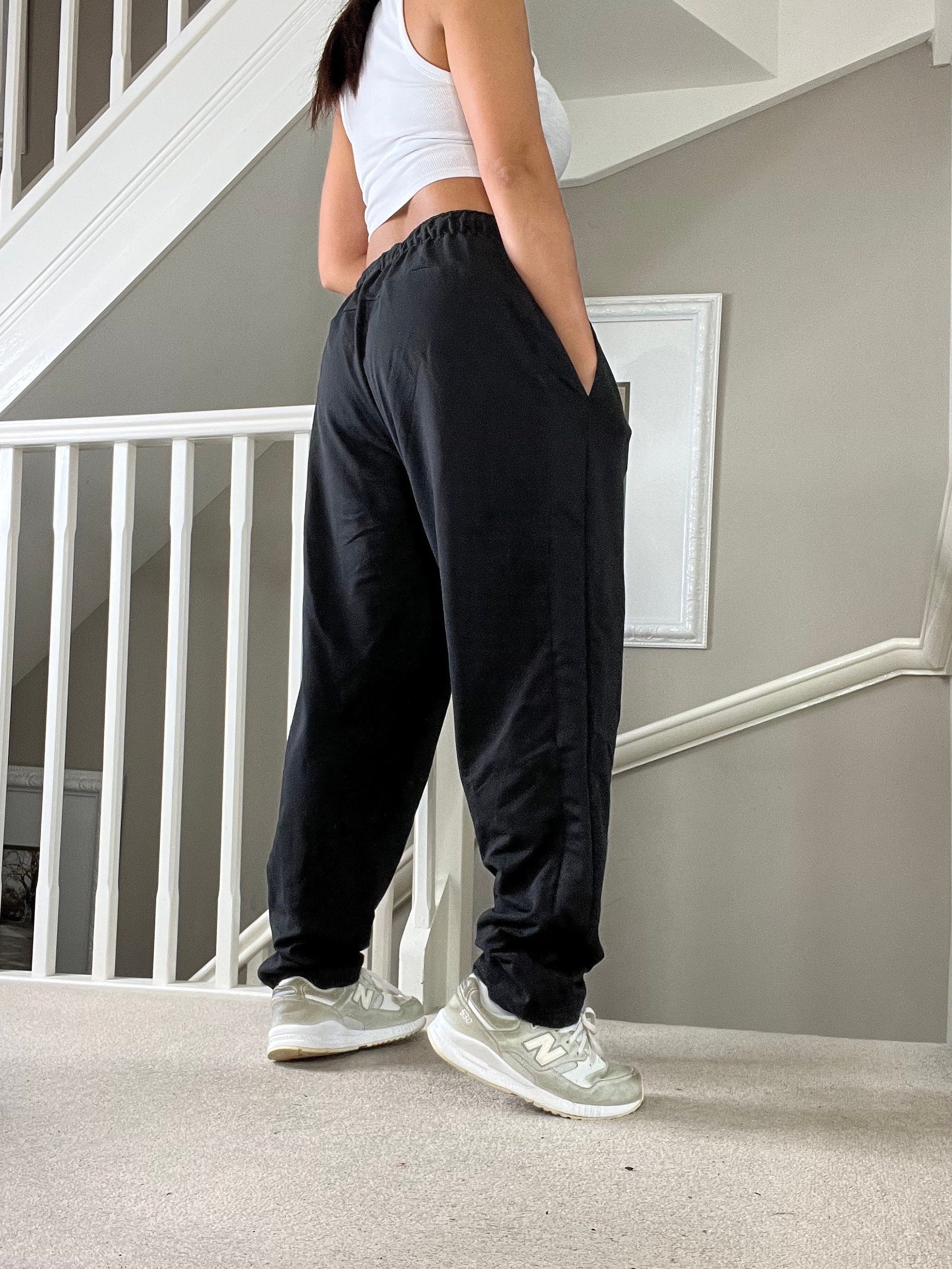 Puma black polyester lycra joggers sales