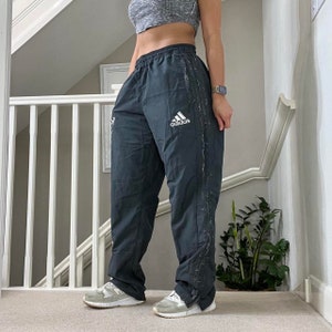 Y2k Adidas track pants Fits like a small/medium • - Depop