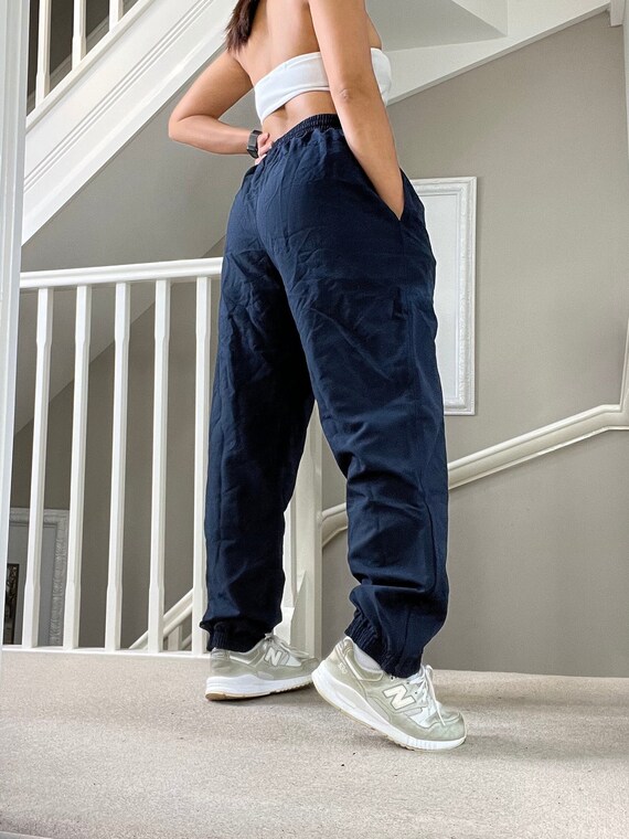 Adidas Baggy Fit Track Pants Size XL Unisex in Blue Colourway 