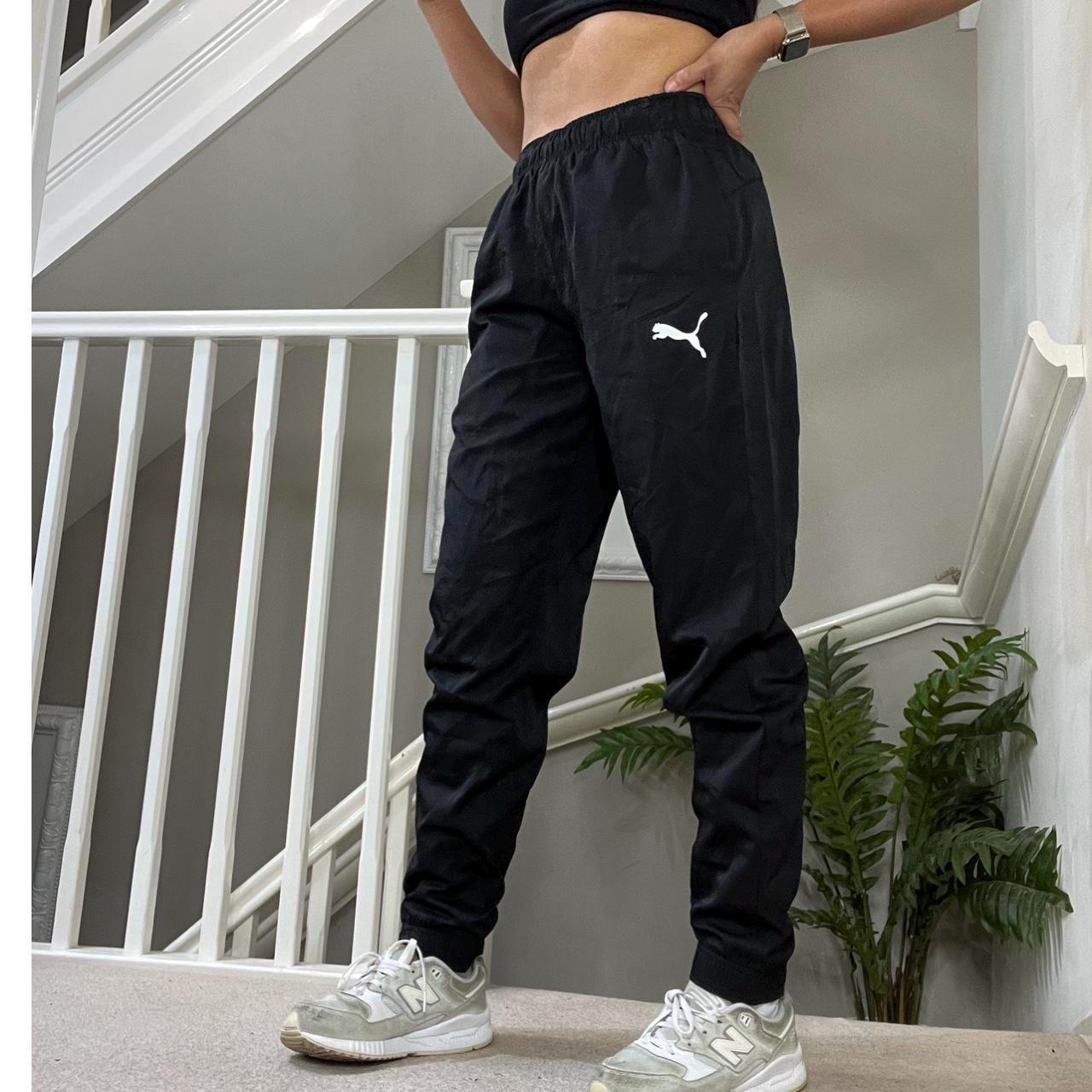 ウェア PUMA buggy track pants teck y2k black M Vintage Retro Puma Baggy Fit Track-pants Tracksuit Bottom