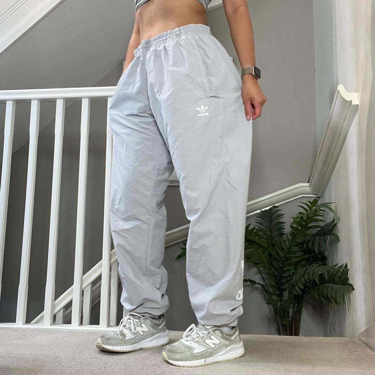 Y2K Adidas Originals Baggy Fit Windbreaker Trouser Track