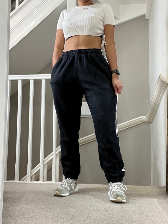 mens adidas tracksuit bottoms size large