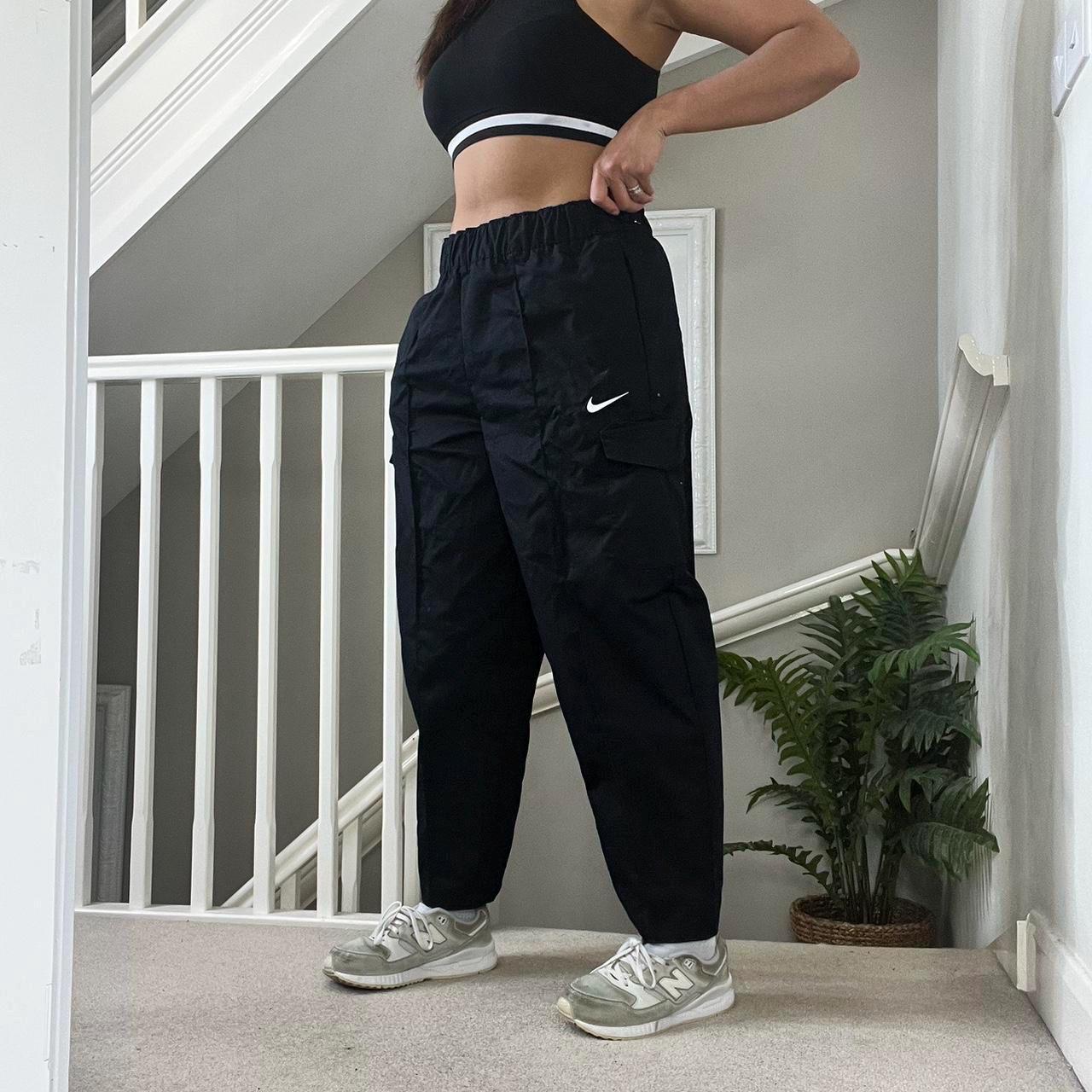00s Nike Oversized Fit Tapered Wide Leg Cargo Trouser Track Pants 