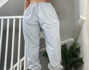 Y2K Adidas Originals Baggy Fit Windbreaker Trouser Track