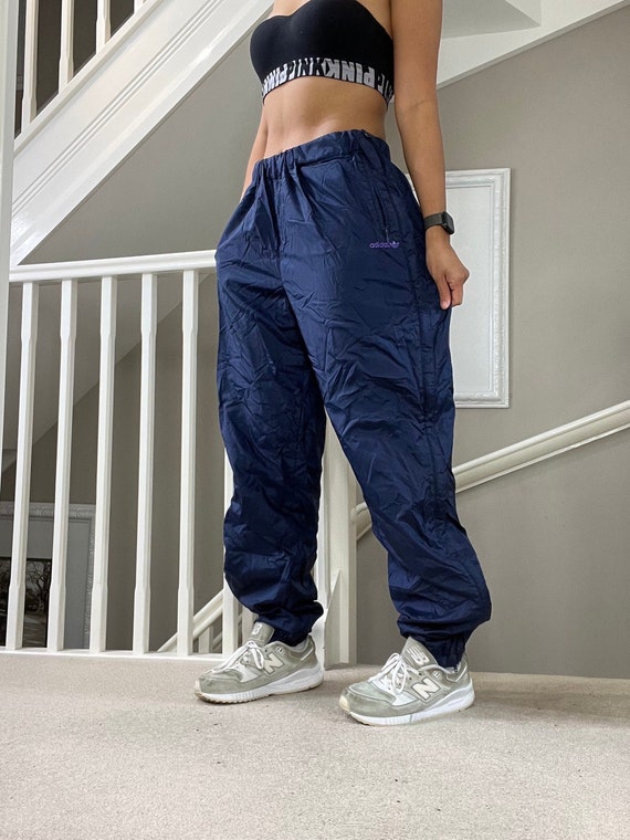 Adidas Originals Baggy Fit Shellsuit Track Pants Tracksuit Bottoms