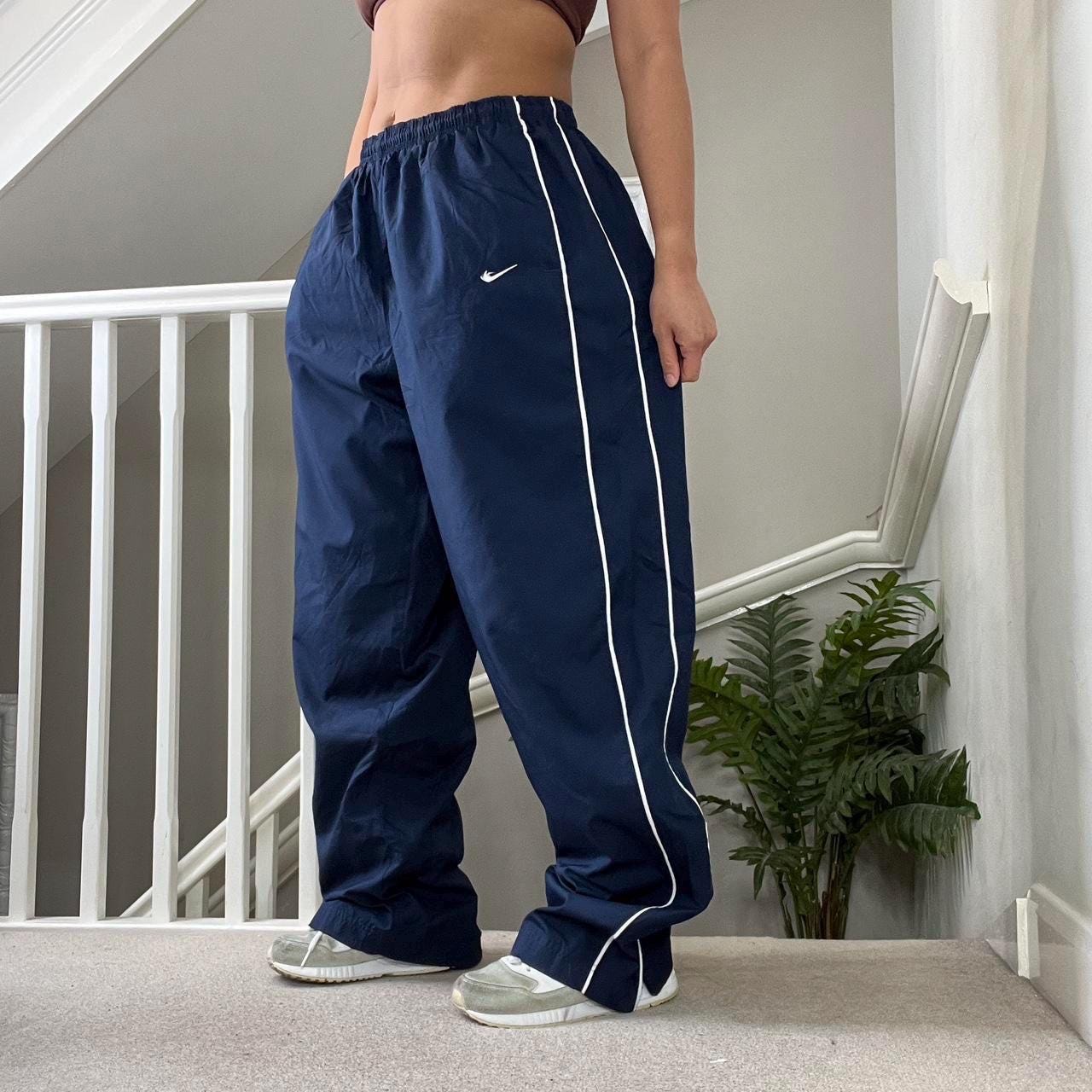 Rare Retro Vibe Nike Oversized Fit Windbreaker Trouser Track Pants