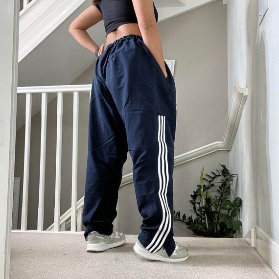 Adidas Cotton lined Low-waist Tracksuit Bottom Si… - image 3