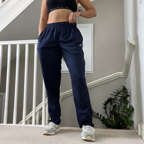 Champion navy track pants hotsell