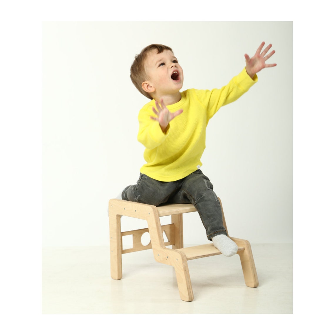 Toddler Step Stool 2 step stool Montessori Learning Stool Etsy