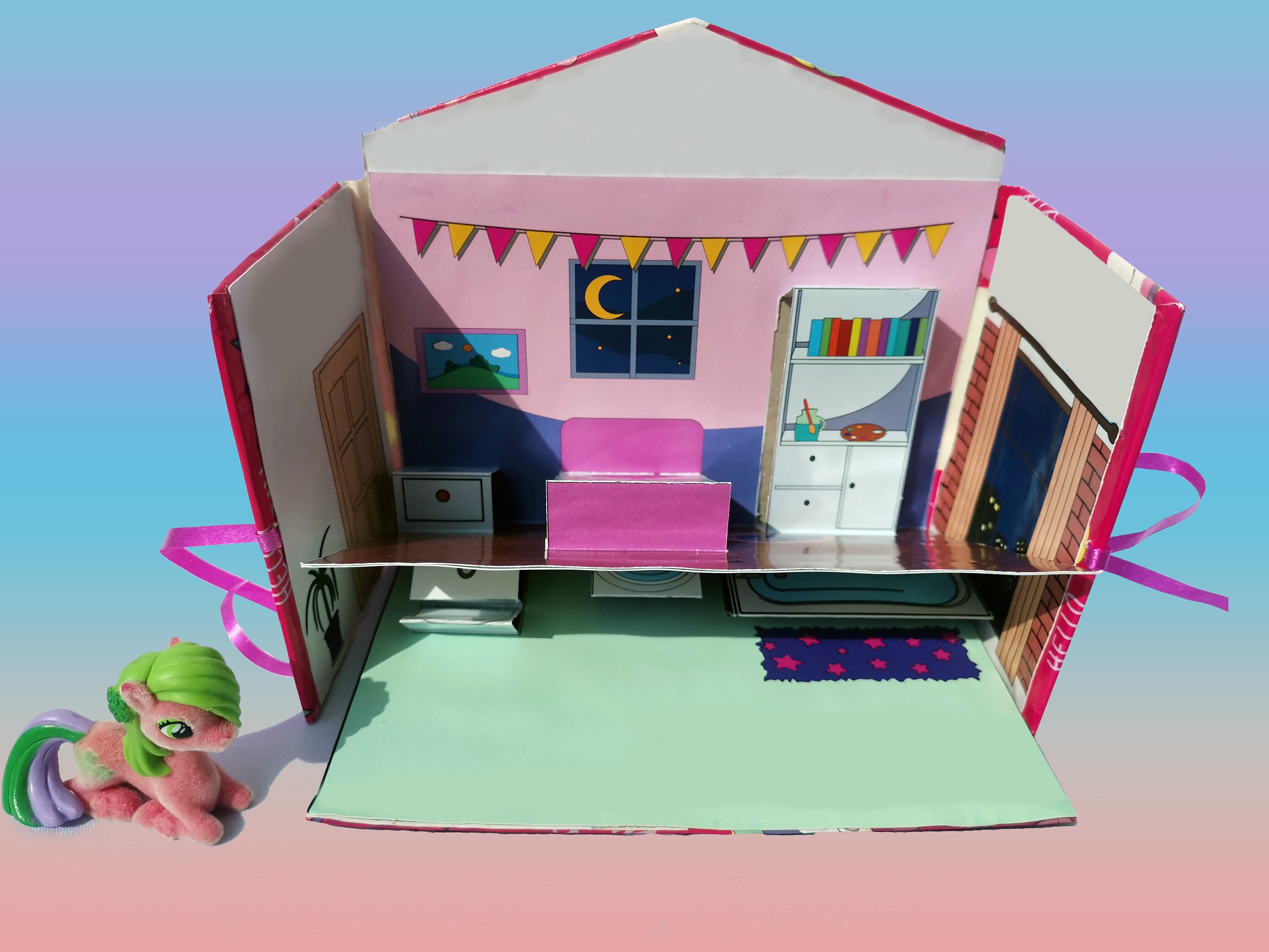 Pop up Book / Pop up Dollhouse Book / Cricut Projects / PDF Paper Craft