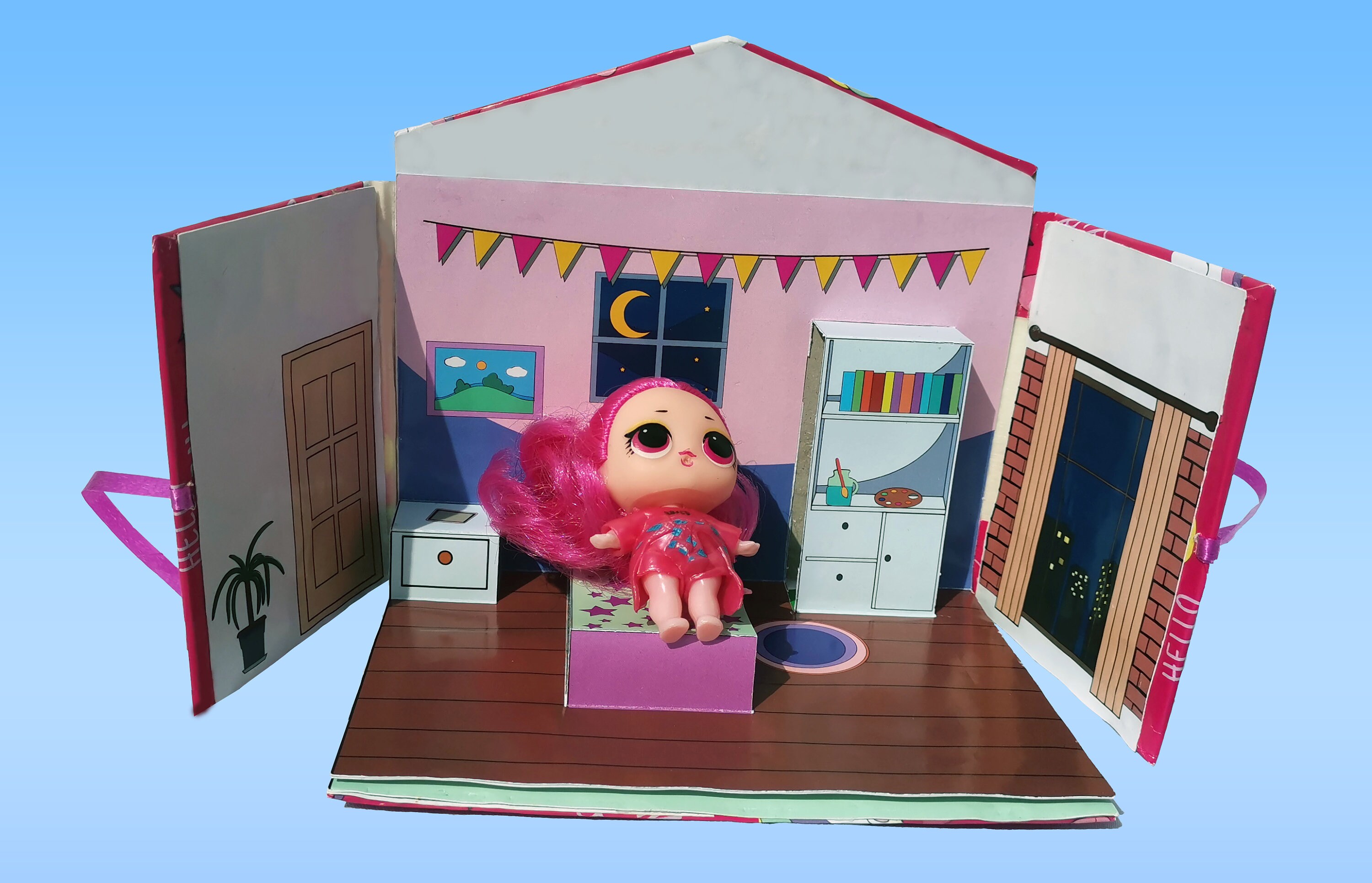 Pop up Book / Pop up Dollhouse Book / Cricut Projects / PDF Paper Craft