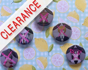 LAST CHANCE! Danganronpa Death Portrait Buttons