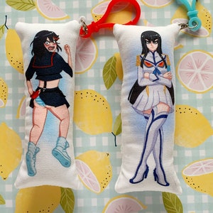 LAST CHANCE Mini Dakimakura Anime Pillow Keychains image 4