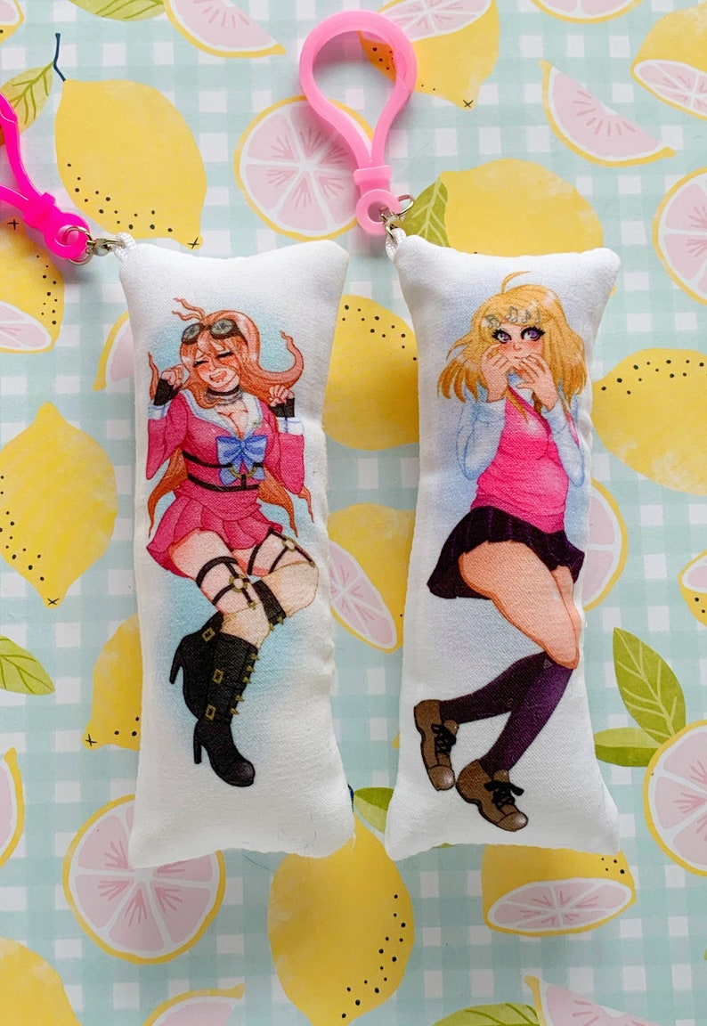 LAST CHANCE Mini Dakimakura Anime Pillow Keychains image 7