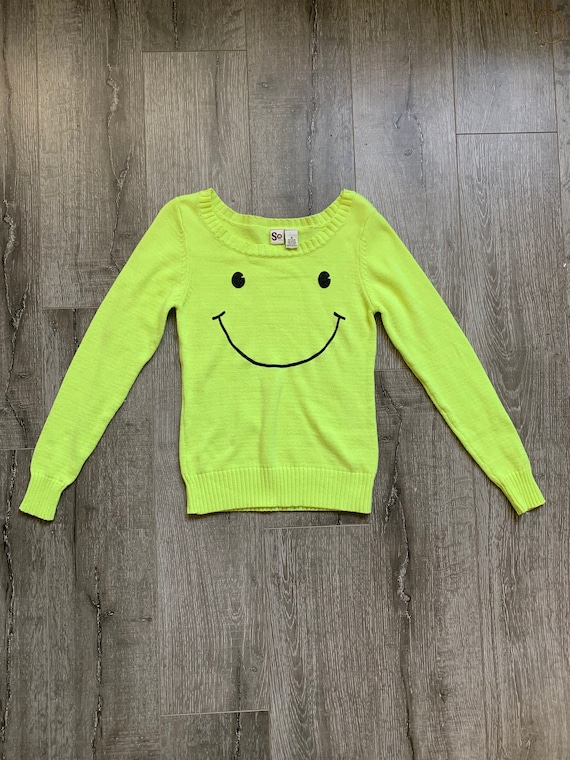 Super cute smiley sweater