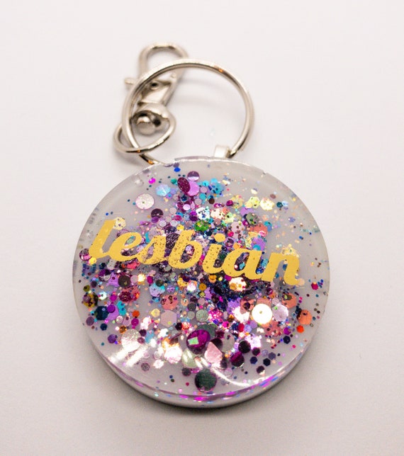 Bisexual Pride Popsicle Necklaces Made with Resin Can Be Key Chain As Well Lesbian