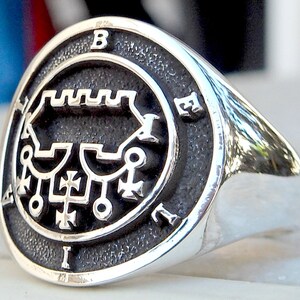 Seal Sigil of Goetia Belial Lesser Key of Solomon Kabbalah Amulet ...