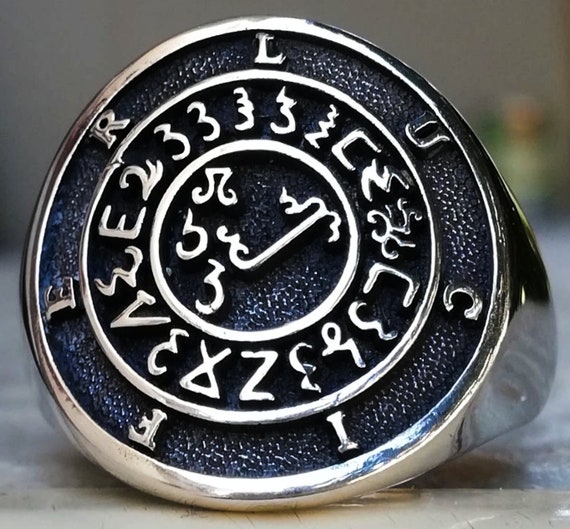 Solid Sterling Silver 925 Grimorium Verum True Grimoire Lucifer