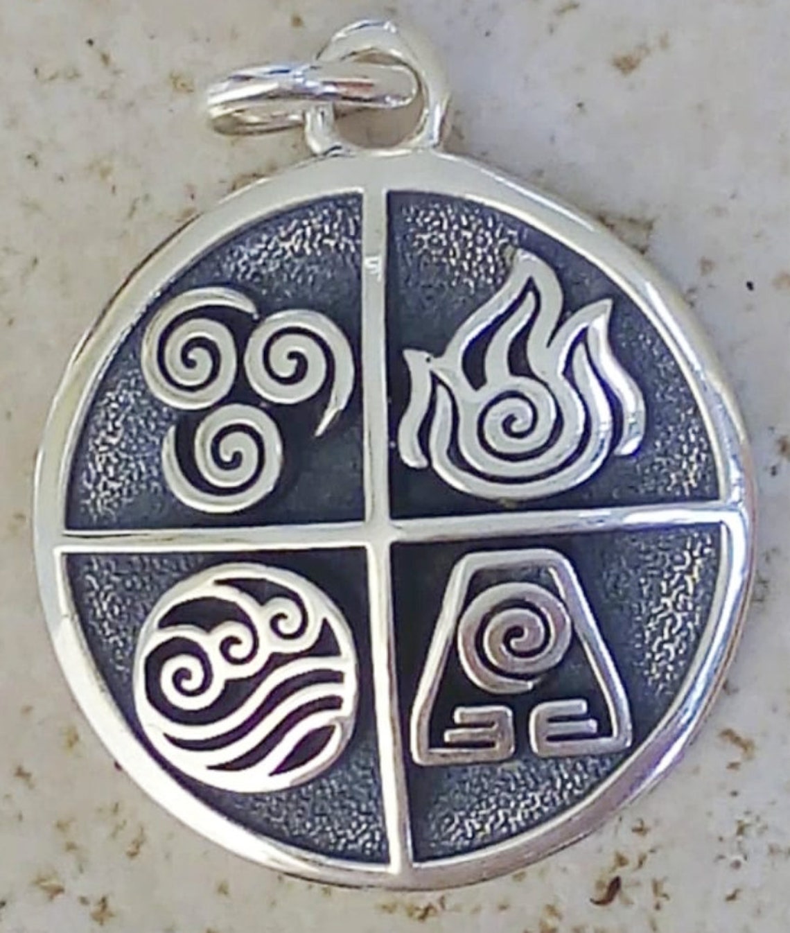 Avatar vier Elemente Erde Air Feuer Wasser Symbole AVATAR der Etsy