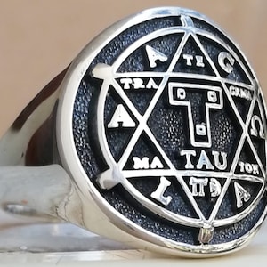Goetia Hexagram Seal of Solomon Jewish Star of David Kabbalah Amulet ...