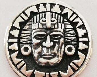 Legends of the Hidden Temple - Pendant of Life Handmade 3D Pendant Solid Sterling Silver 925