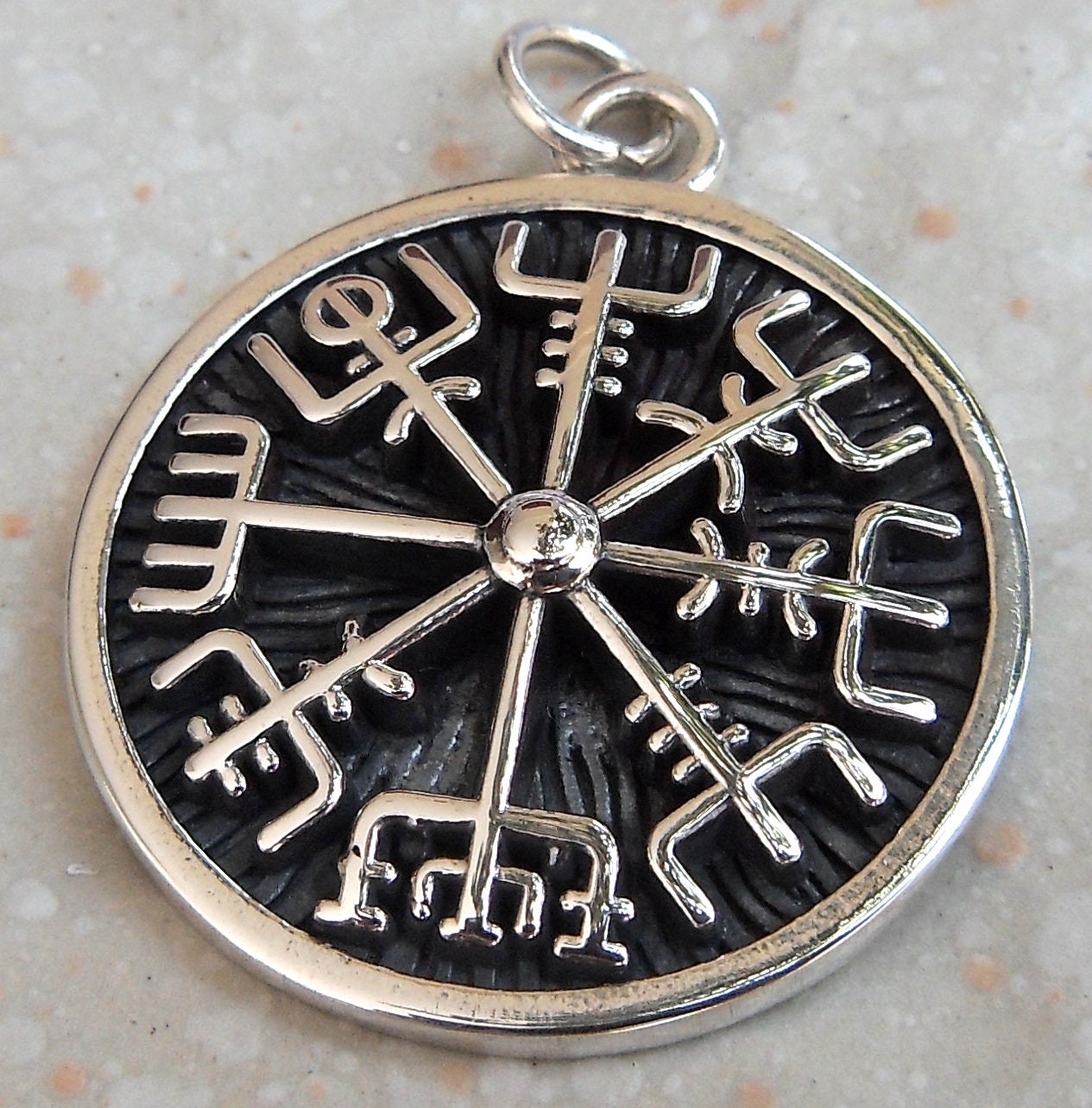 Medieval Rune Compass Vegvisir Rune Viking Compass Barbarian Gladiator Medieval Odin | Etsy