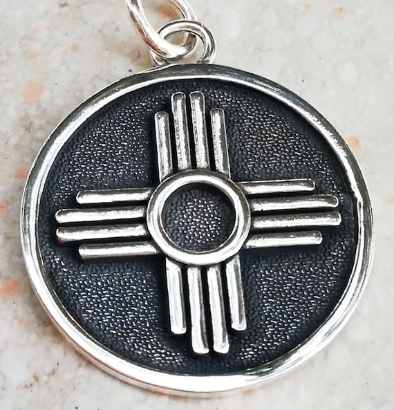 ジアクロス、エンブレムサンハンドメイド3Dペンダントソリッド