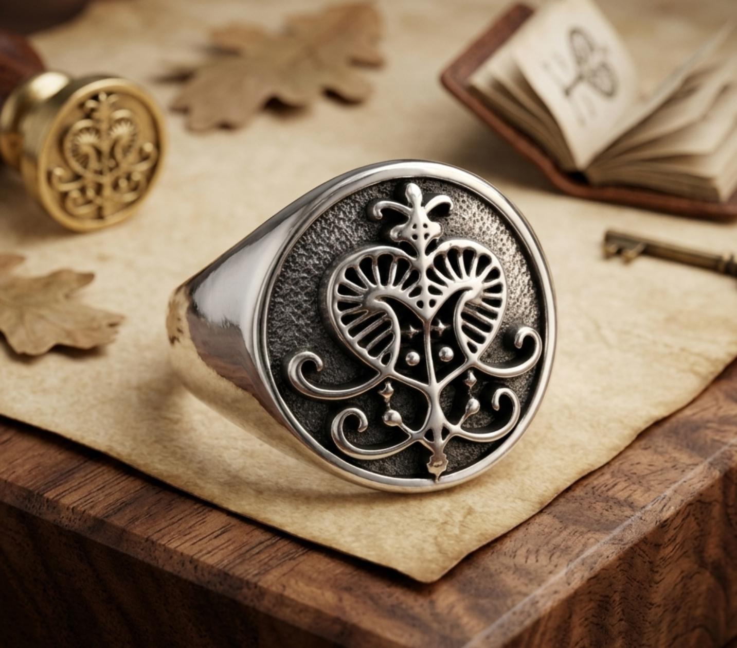 Erzulie Freda Voodoo Handmade 3D Ring Solid Sterling Silver 925 - Etsy