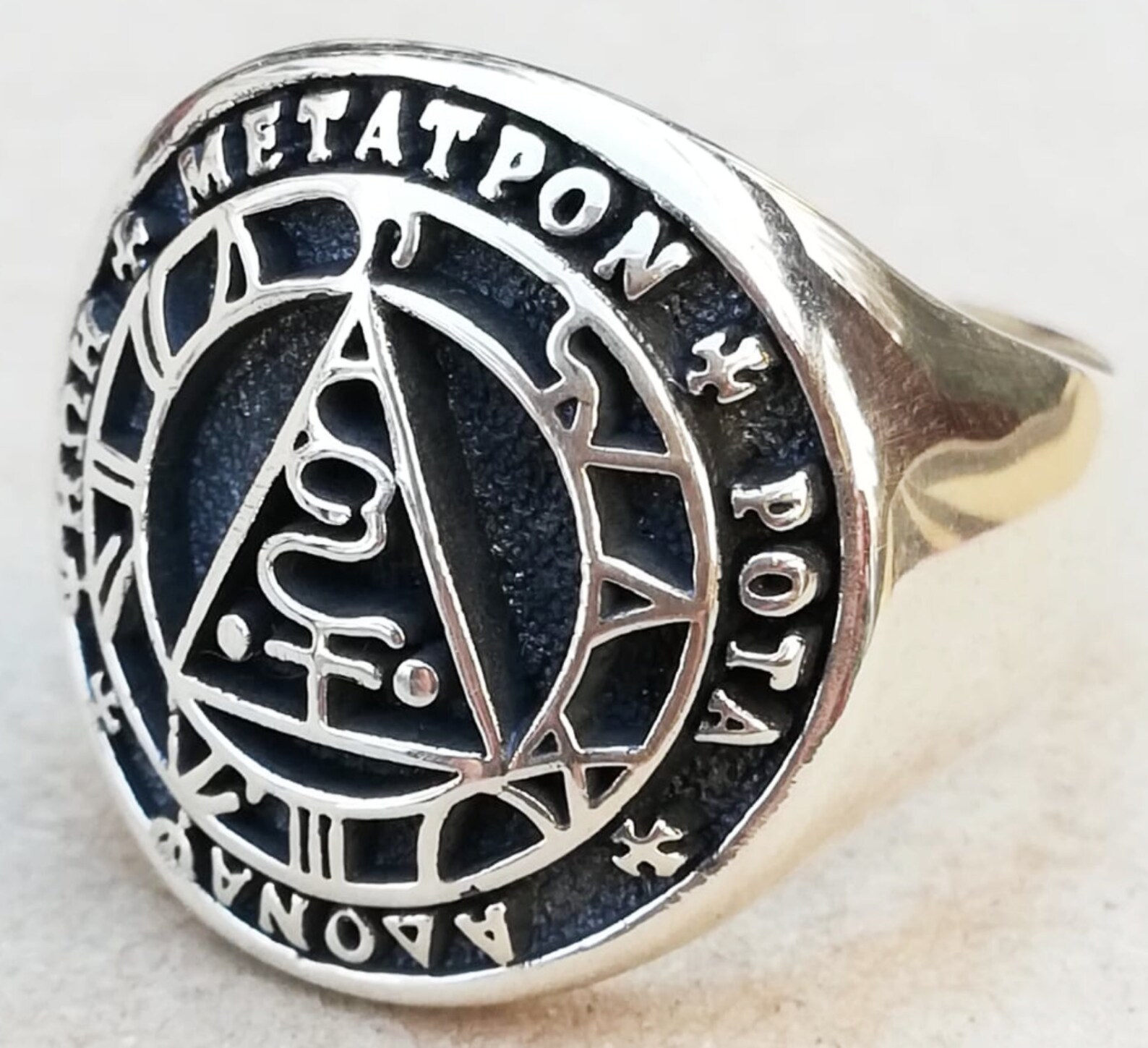 Seal of the Metatron Handmade 3D Ring Solid Sterling Silver 925 - Etsy