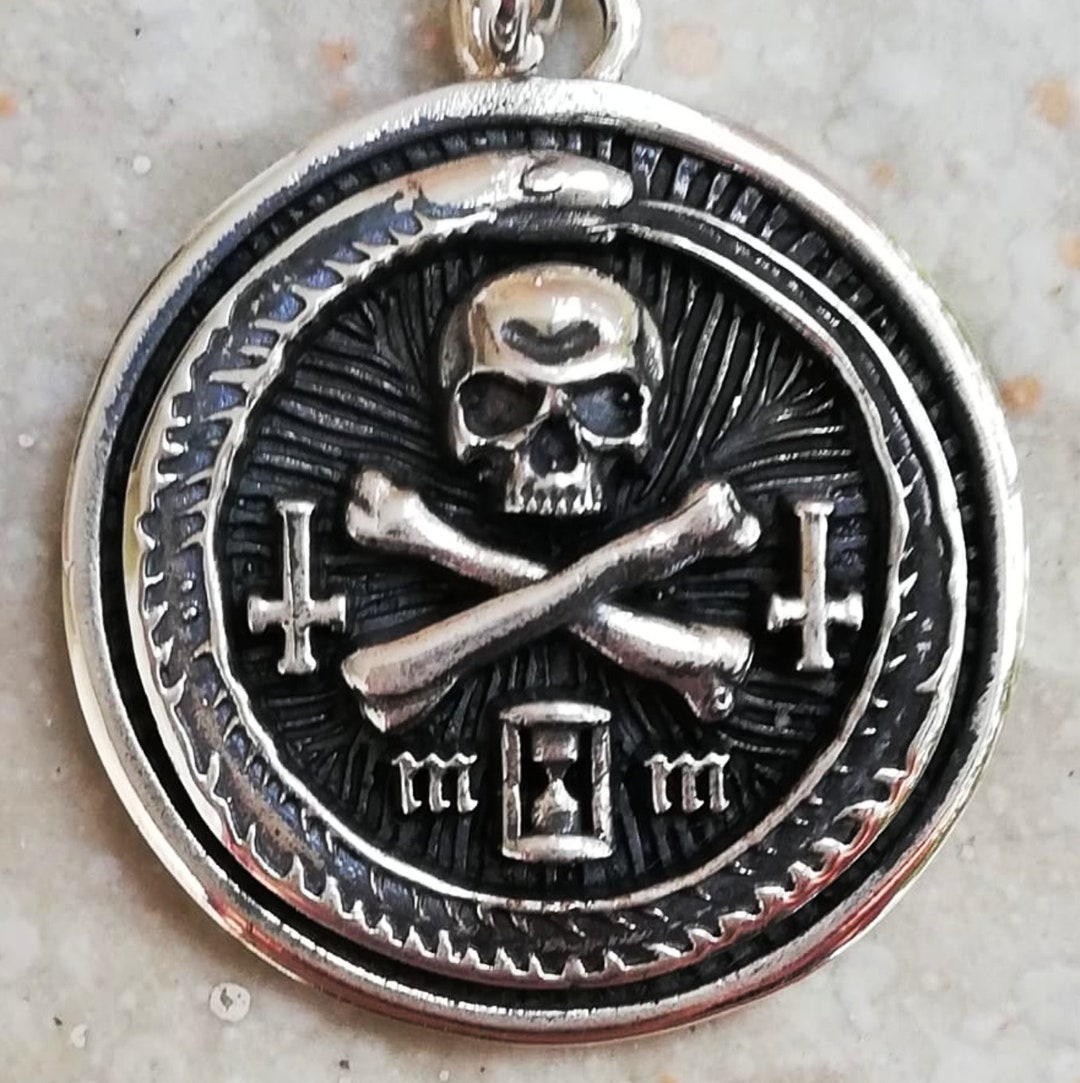 Ouroboros with skull, memento mori - DRESS EXTRA LONG STRETCH TANK